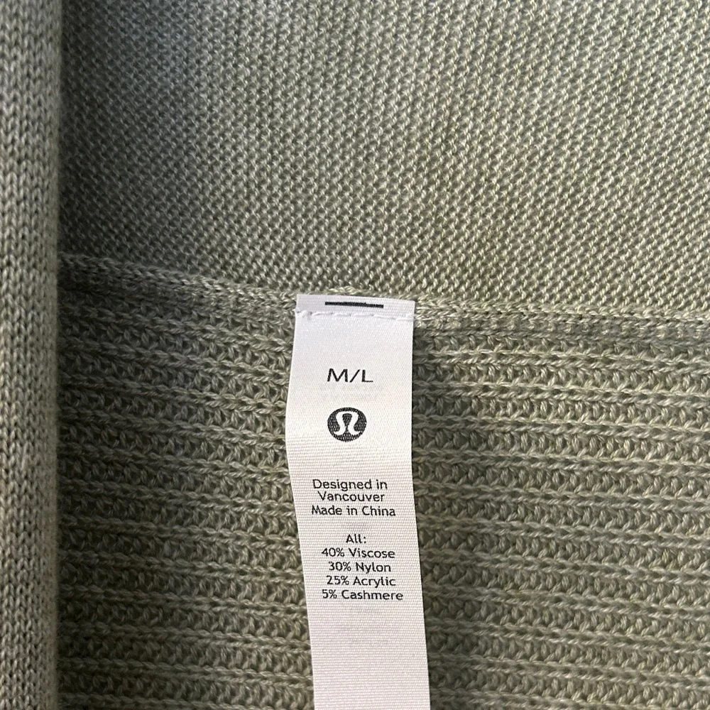 Lululemon Athletica Sage Green Cardigan - Picture 2 of 4